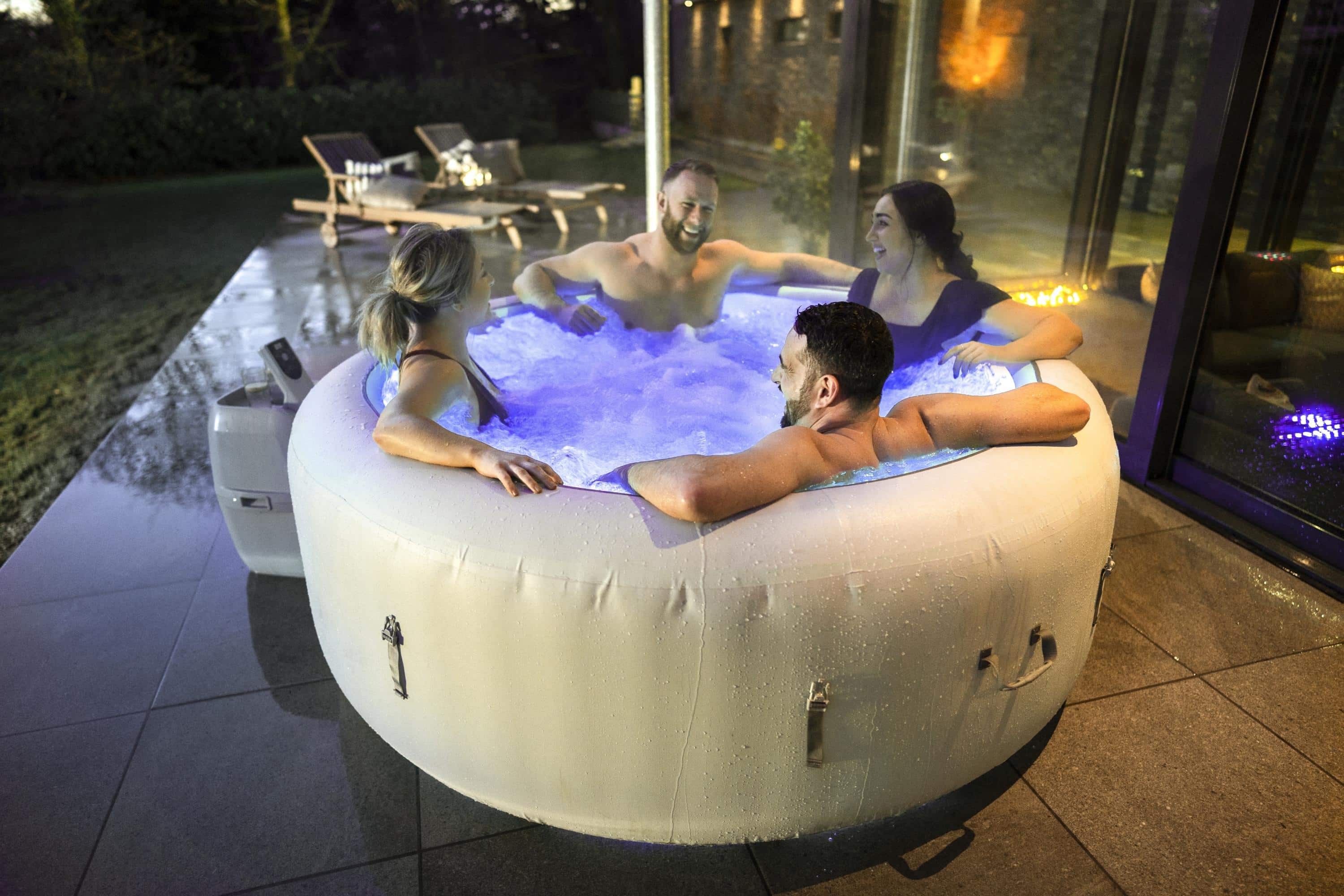 Lay-Z-Spa Paris jacuzzi hvit